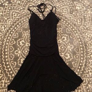 Black sequin Dress (juniors M)